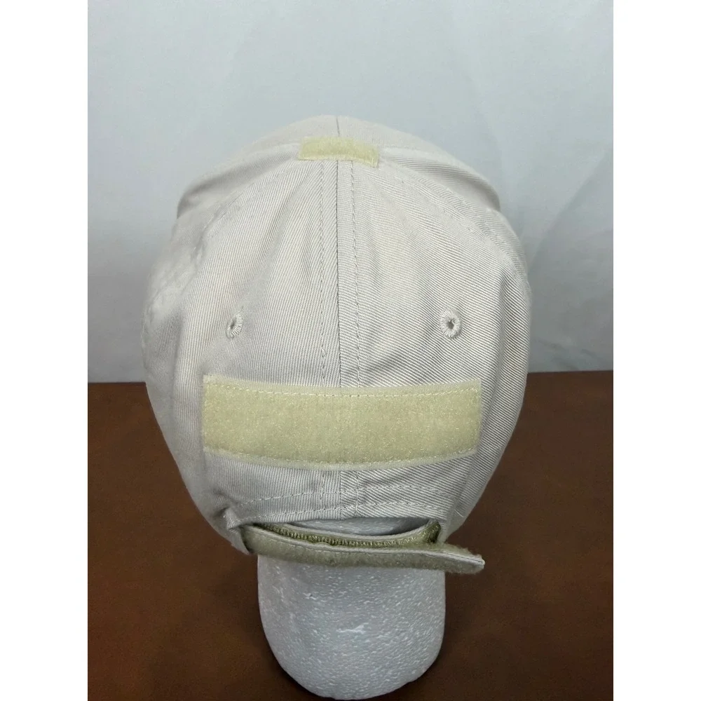 Rapdom Tactical Gear T75 Stone Khaki Cotton Patch Baseball Cap Hat Mens OSFM